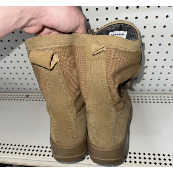 Altama Mens Temperate Weather Military Combat Army Boots Size 12 R Sand Tan - Picture 3 of 9